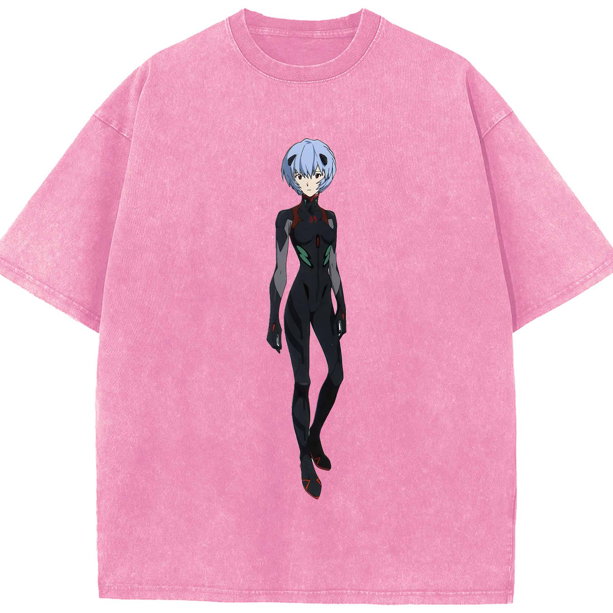 （画像用） EVA 新世紀エヴァンゲリオン 綿100% ヴィンテージ風 半袖Tシャツ（フロントプリント）